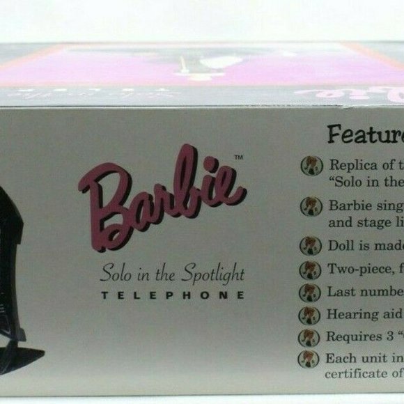 Barbie TeleMania 1995 Solo In The Spotlight Phone - Picture 6 of 7